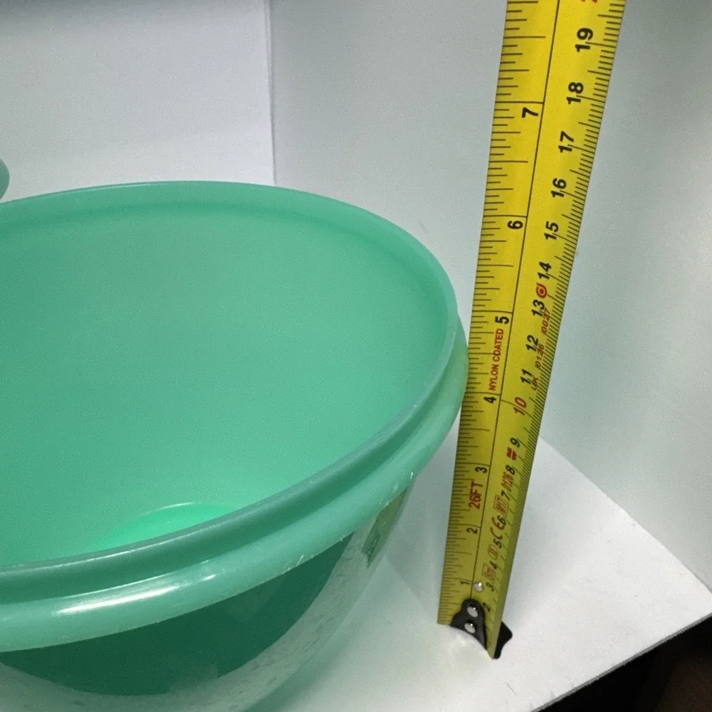 VTG Tupperware Lot 3 Crisp It Bowl‎ 679 Colander 339 Crisper 782 Jadeite Green